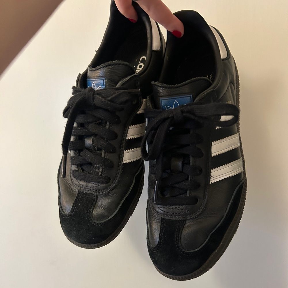 Adidas Black and White Men's Sneakers